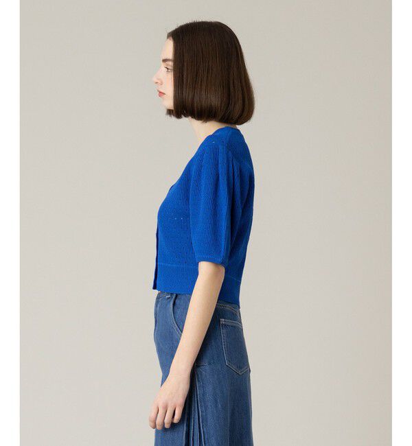 LOULOU WILLOUGHBY「【LOULOU WILLOUGHBY】アイレットポインテールカーディガン」|カーディガン|