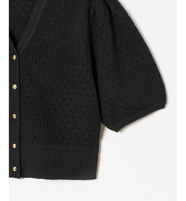 LOULOU WILLOUGHBY「【LOULOU WILLOUGHBY】アイレットポインテールカーディガン」|カーディガン|