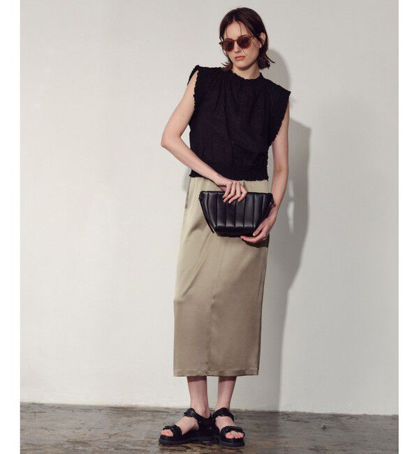 allureville「サテンイージースカート」|スカート|