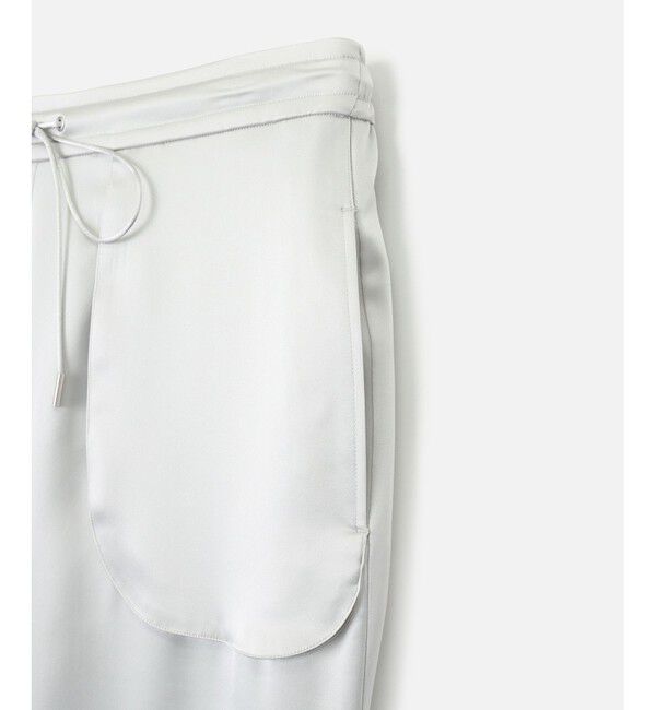 allureville「【セットアップ対応可能】シルキーサテンイージーパンツ」|チノ|