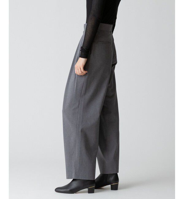 allureville「【セットアップ対応可能】トロピカルアシメタックパンツ」|チノ|