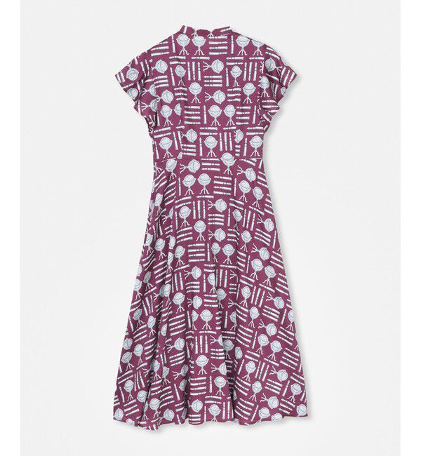 LOULOU WILLOUGHBY「【LOULOU WILLOUGHBY】グローブプリント ワンピース」|ワンピース|