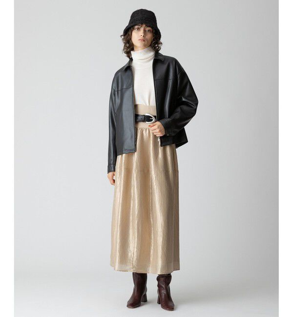 allureville「ブライトカールマイヤー2WAYスカート」|スカート|