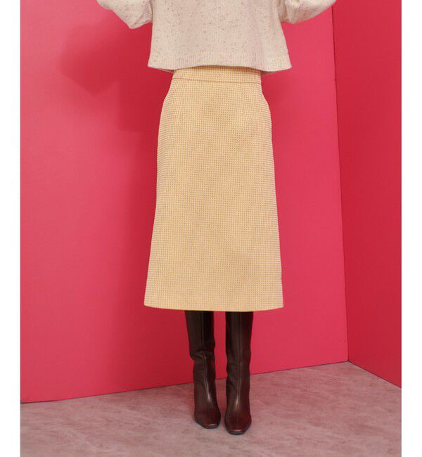 LOULOU WILLOUGHBY「【LOULOU WILLOUGHBY】スパークルジャガードスカート」|台形|