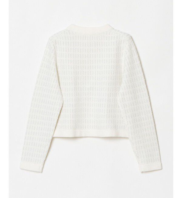 LOULOU WILLOUGHBY「【LOULOU WILLOUGHBY】ツィードニットジャケット」|カーディガン|