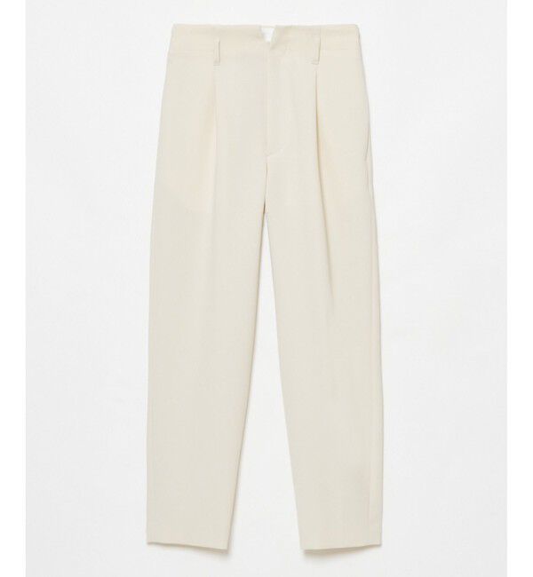 allureville「ダブルクロスベルト付タックパンツ」|チノ|