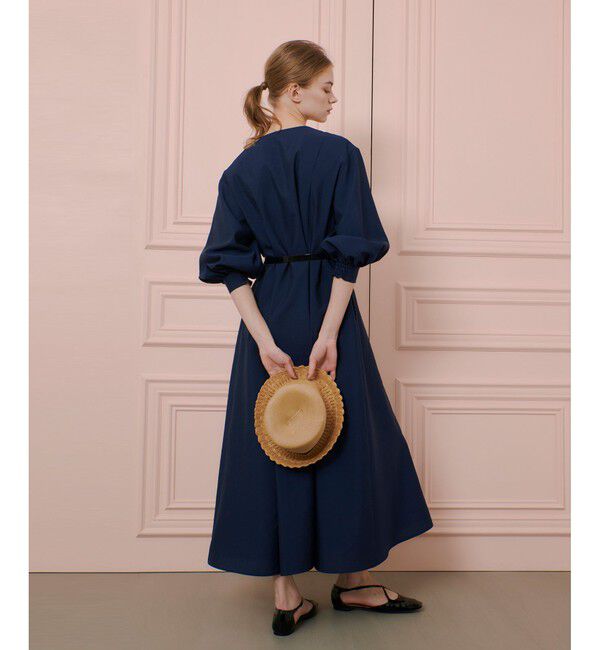 LOULOU WILLOUGHBY「【LOULOU WILLOUGHBY】ヴィンテージオーガンパフワンピース」|ワンピース|