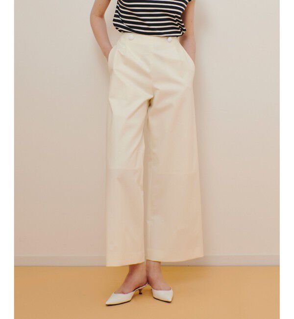 allureville「ダブルクロスストレッチマリンパンツ」|チノ|