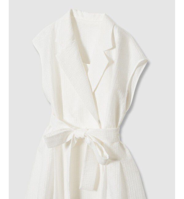 LOULOU WILLOUGHBY「【LOULOU WILLOUGHBY】シアージャガードテーラーワンピース」|ワンピース|