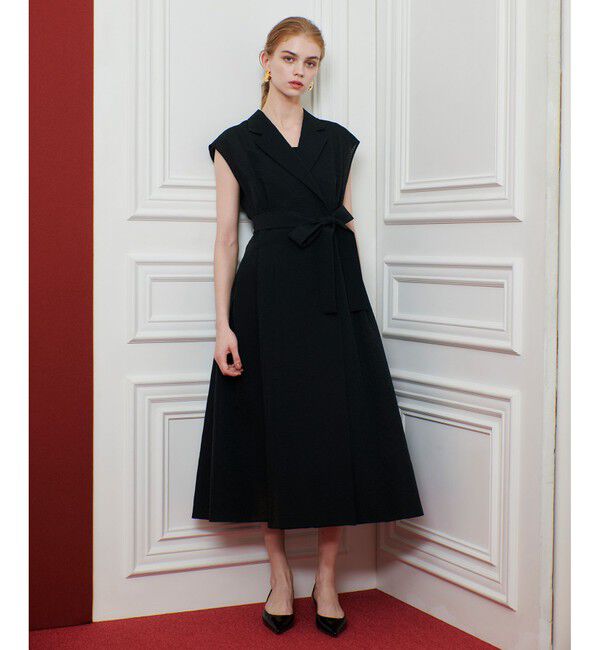 LOULOU WILLOUGHBY「【LOULOU WILLOUGHBY】シアージャガードテーラーワンピース」|ワンピース|