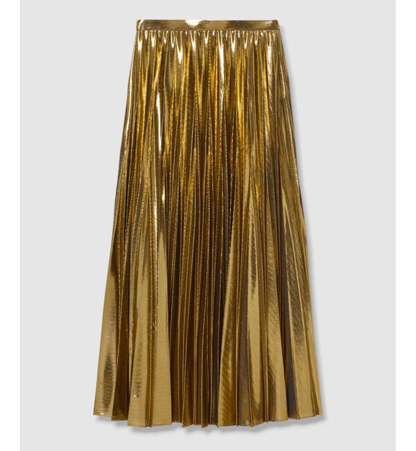 allureville「メタリック切替プリーツスカート」|スカート|