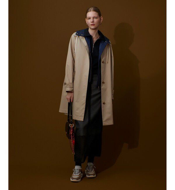 allureville「フードライナーステンコート」|ダッフルコート|