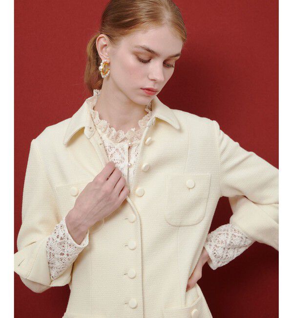 LOULOU WILLOUGHBY「【LOULOU WILLOUGHBY 】ツイードオールインワン」|オールインワン|