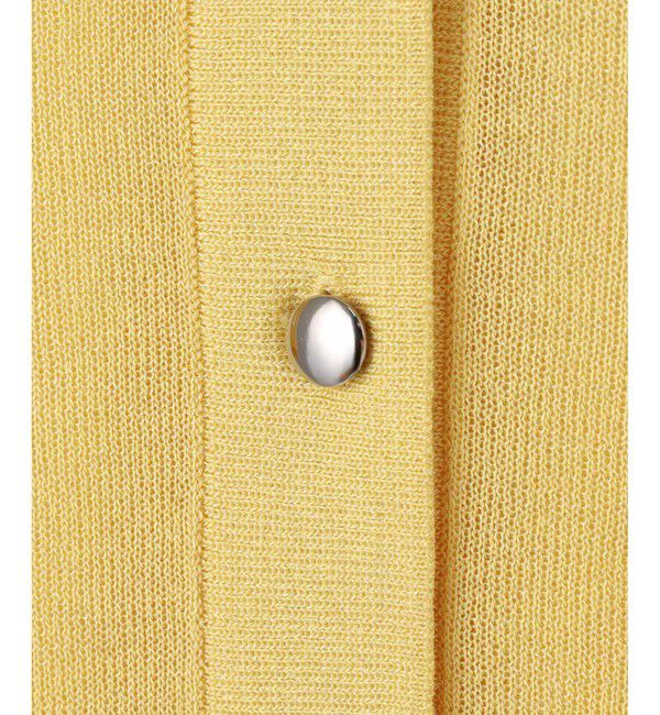 allureville「スパークシアー半袖カーディガン」|カーディガン|