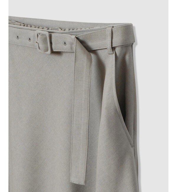 allureville「サキソニーベルテッドナロースカート」|スカート|