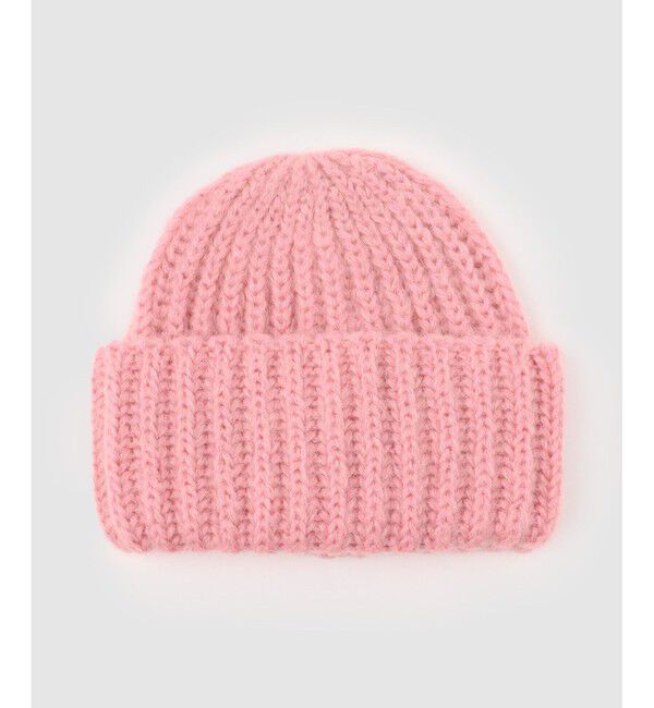 allureville「ニットキャップ」|ニット帽|ライトピンク