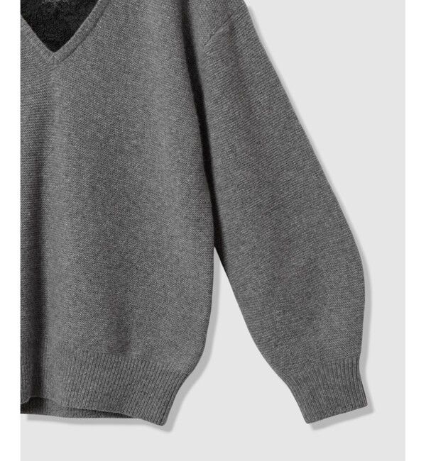 allureville「レースドッキングプルオーバー」|ニット・セーター|