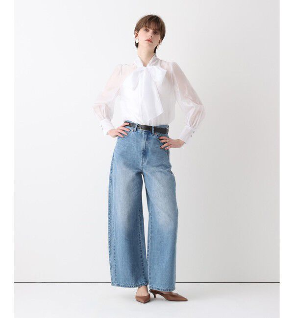 allureville「オーガンザボウブラウス」|シャツ・ブラウス|