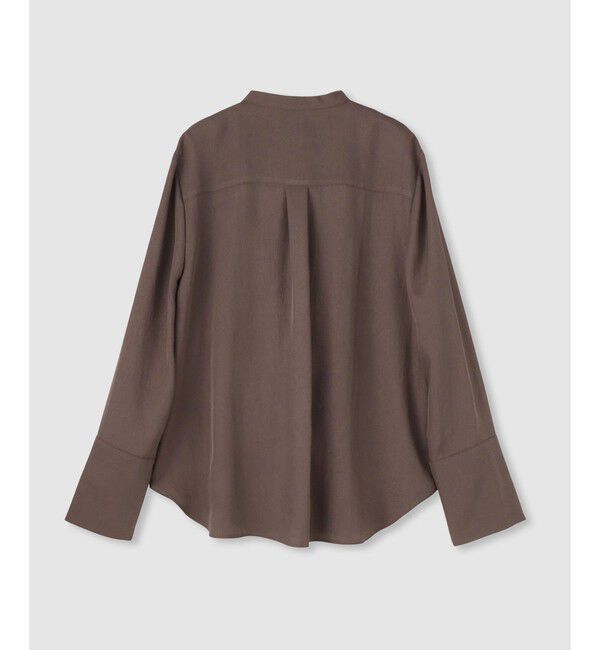 allureville「ブライトツイルアシメボウブラウス」|シャツ・ブラウス|