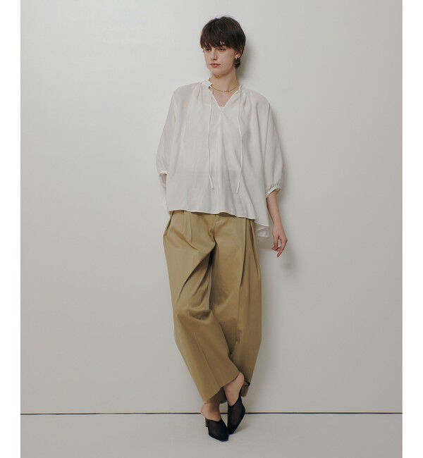 allureville「チノボックスタックパンツ」|チノ|