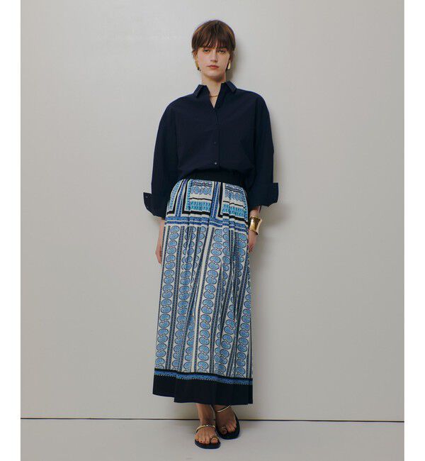 allureville「OFFICINAペイズリースカート」|スカート|