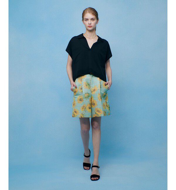 LOULOU WILLOUGHBY「【LOULOU WILLOUGHBY】サンフラワーJQショートパンツ」|その他|