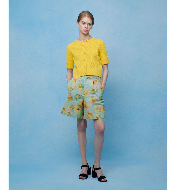 LOULOU WILLOUGHBY「【LOULOU WILLOUGHBY】サンフラワーJQショートパンツ」|その他|