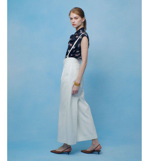 LOULOU WILLOUGHBY「【LOULOU WILLOUGHBY】ブライトリネンワイドパンツ」|その他|