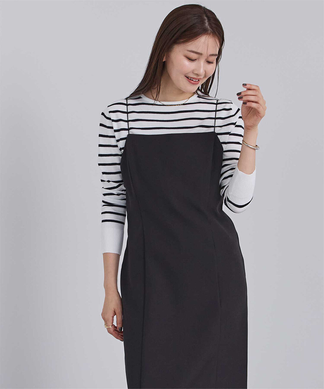 ur's「カシミヤタッチクルーネックニットトップス」|ニット・セーター|