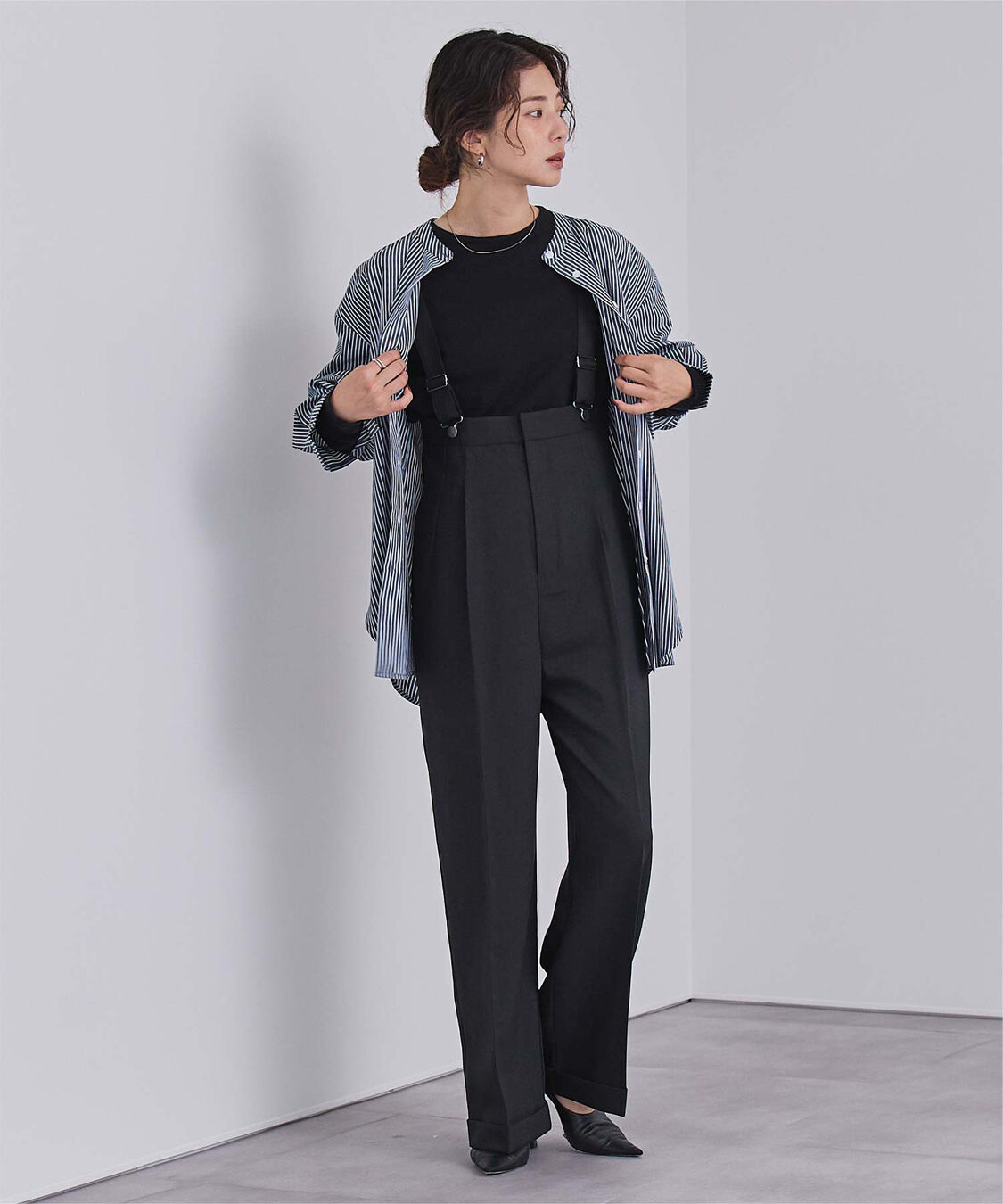 ur's「釦バックスリットチュニックシャツ」|シャツ・ブラウス|