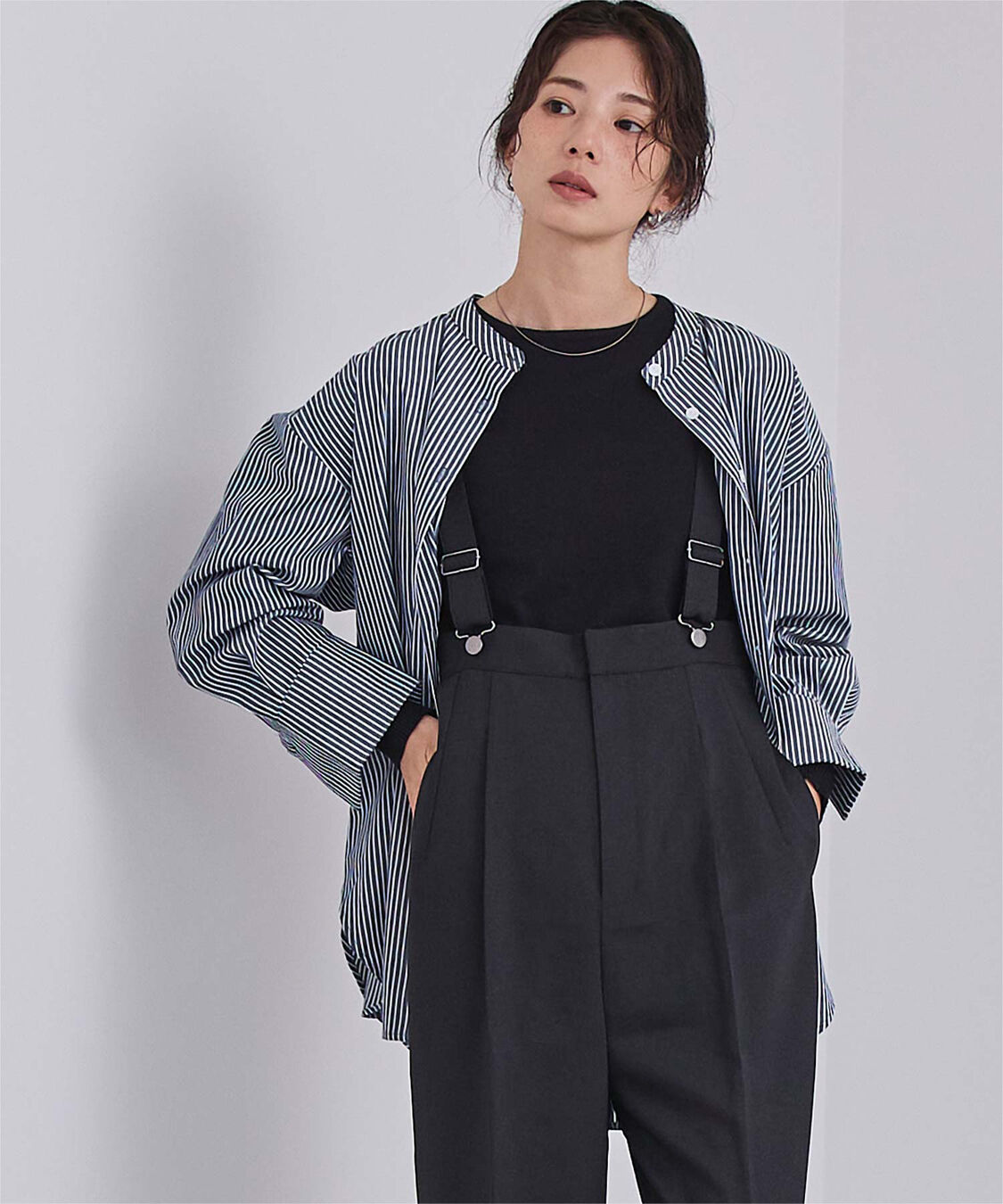 ur's「釦バックスリットチュニックシャツ」|シャツ・ブラウス|