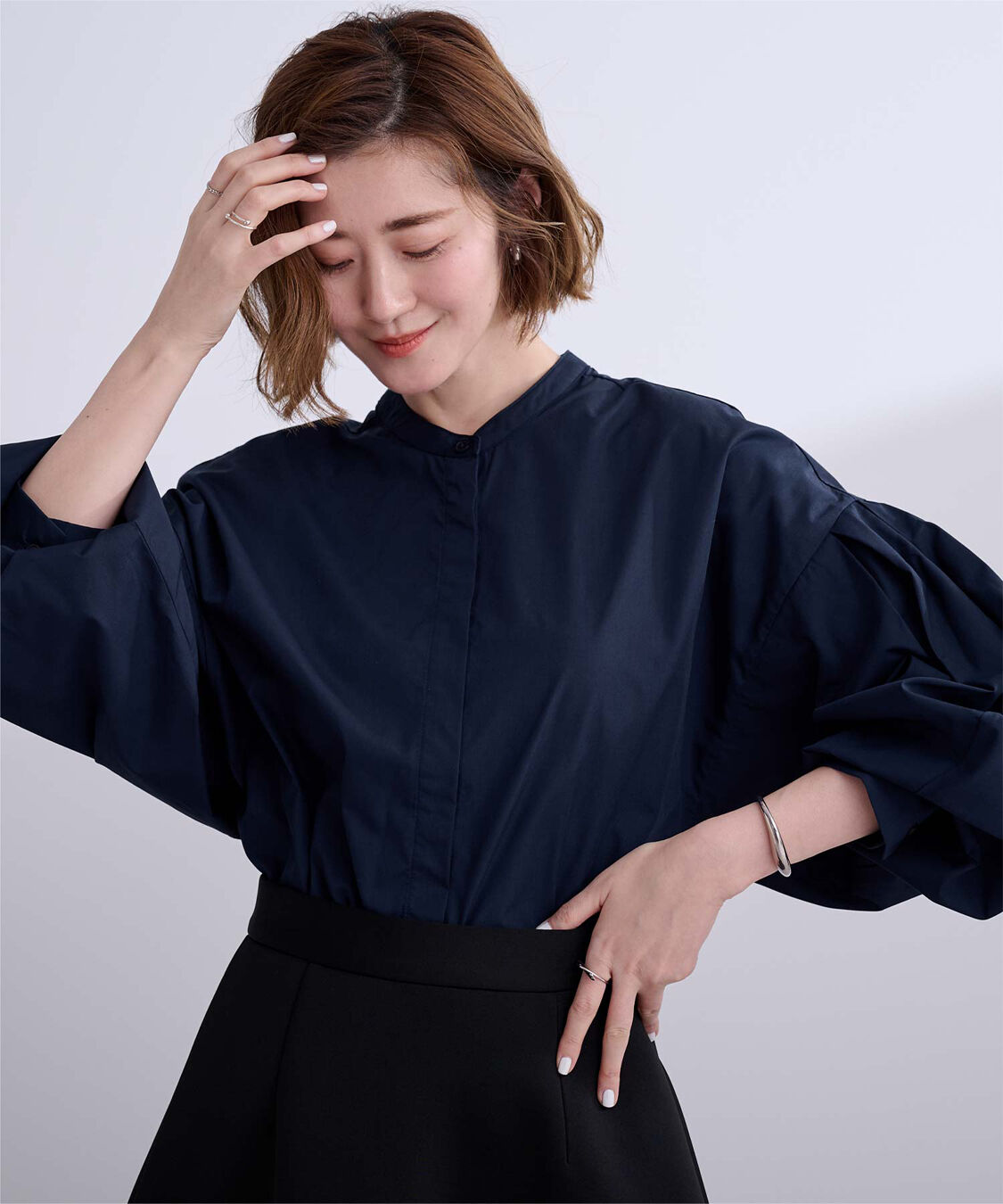 ur's「ボリューム袖ブラウス」|シャツ・ブラウス|