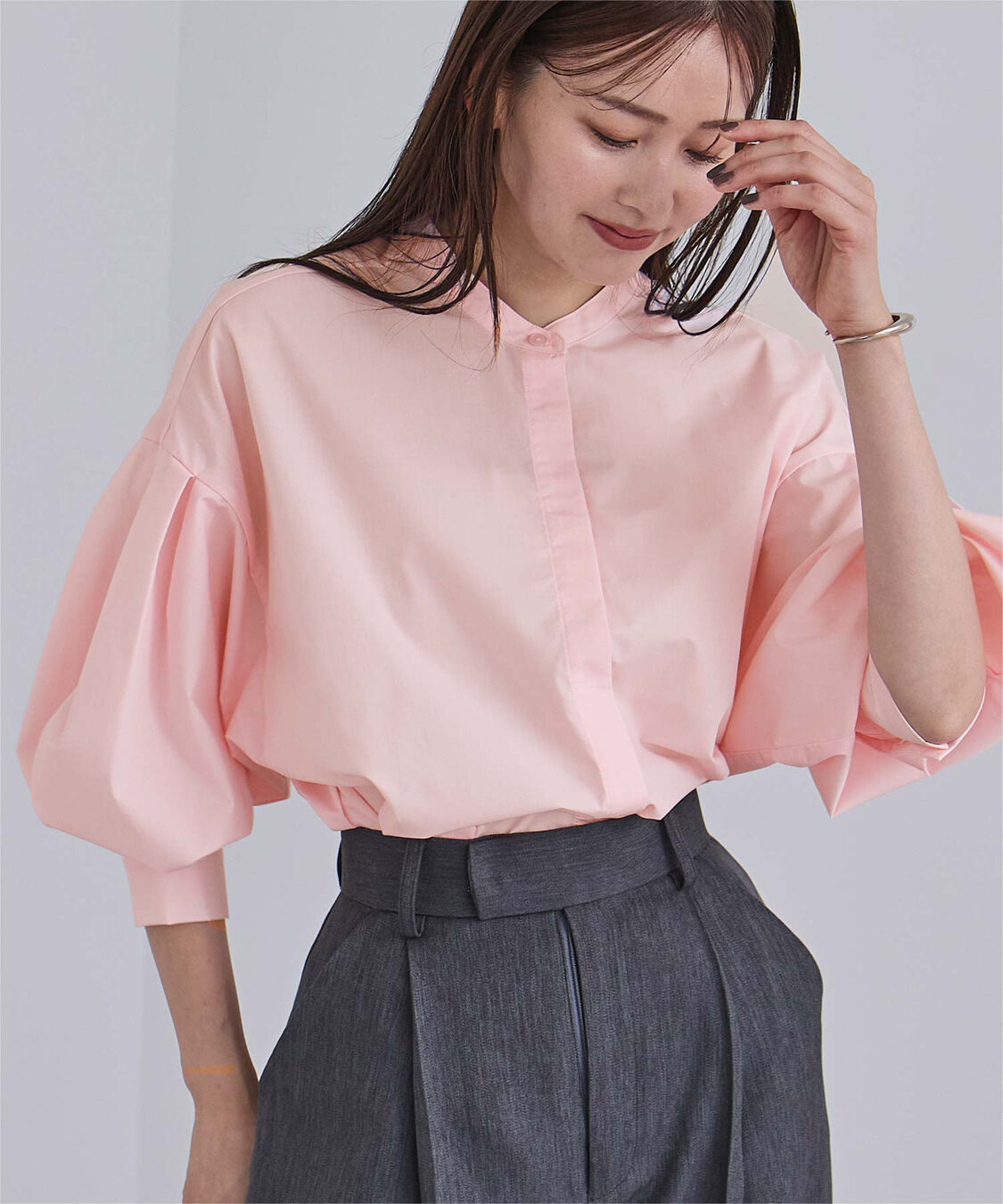 ur's「ボリューム袖ブラウス」|シャツ・ブラウス|