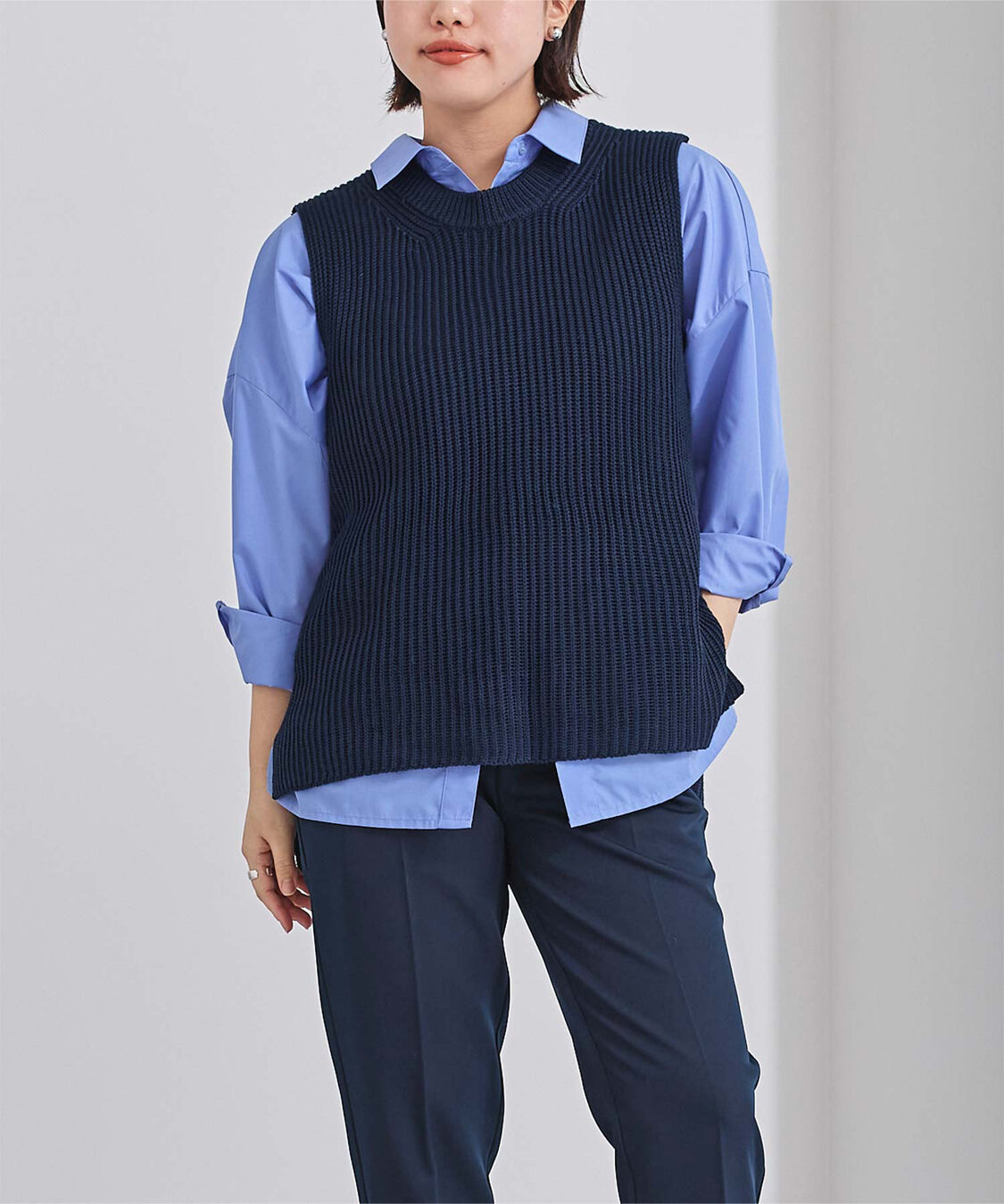 ur's「ローゲージニットベスト」|ニット・セーター|