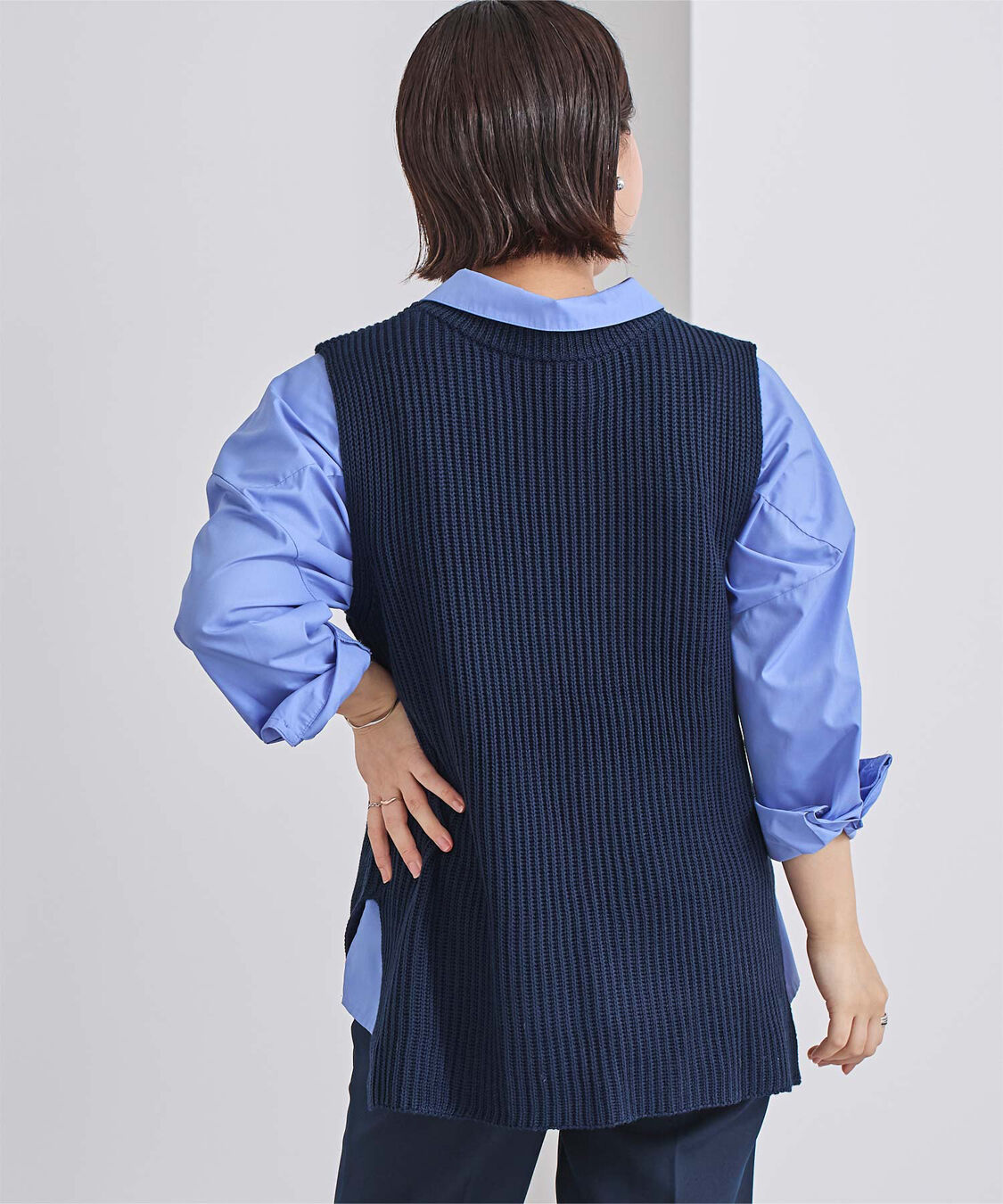 ur's「ローゲージニットベスト」|ニット・セーター|