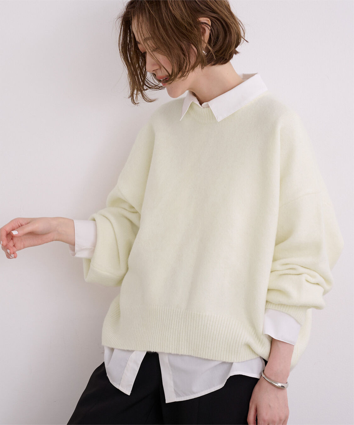 ur's「ヤクライククルーネックニット」|ニット・セーター|