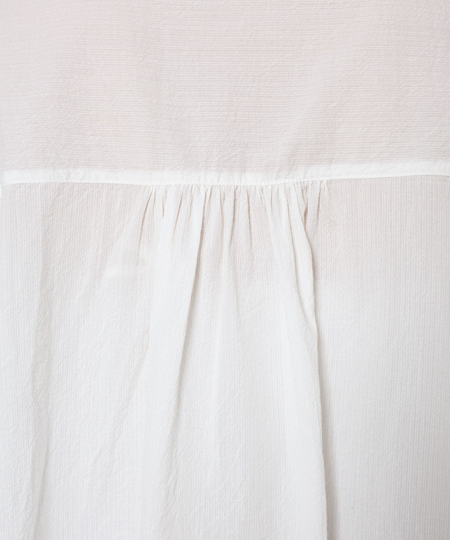 BABYLONE「コードレーンギャザーブラウス」|シャツ・ブラウス|