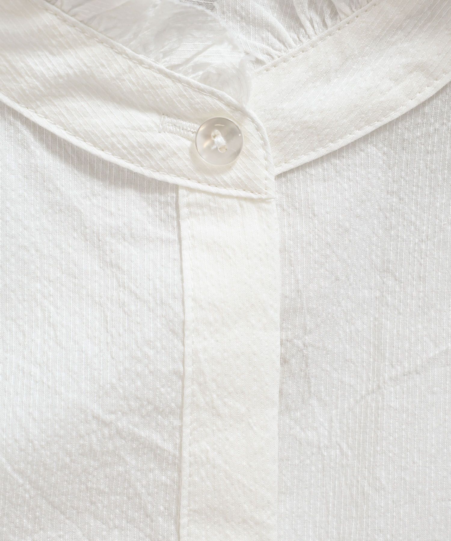 BABYLONE「コードレーンギャザーブラウス」|シャツ・ブラウス|