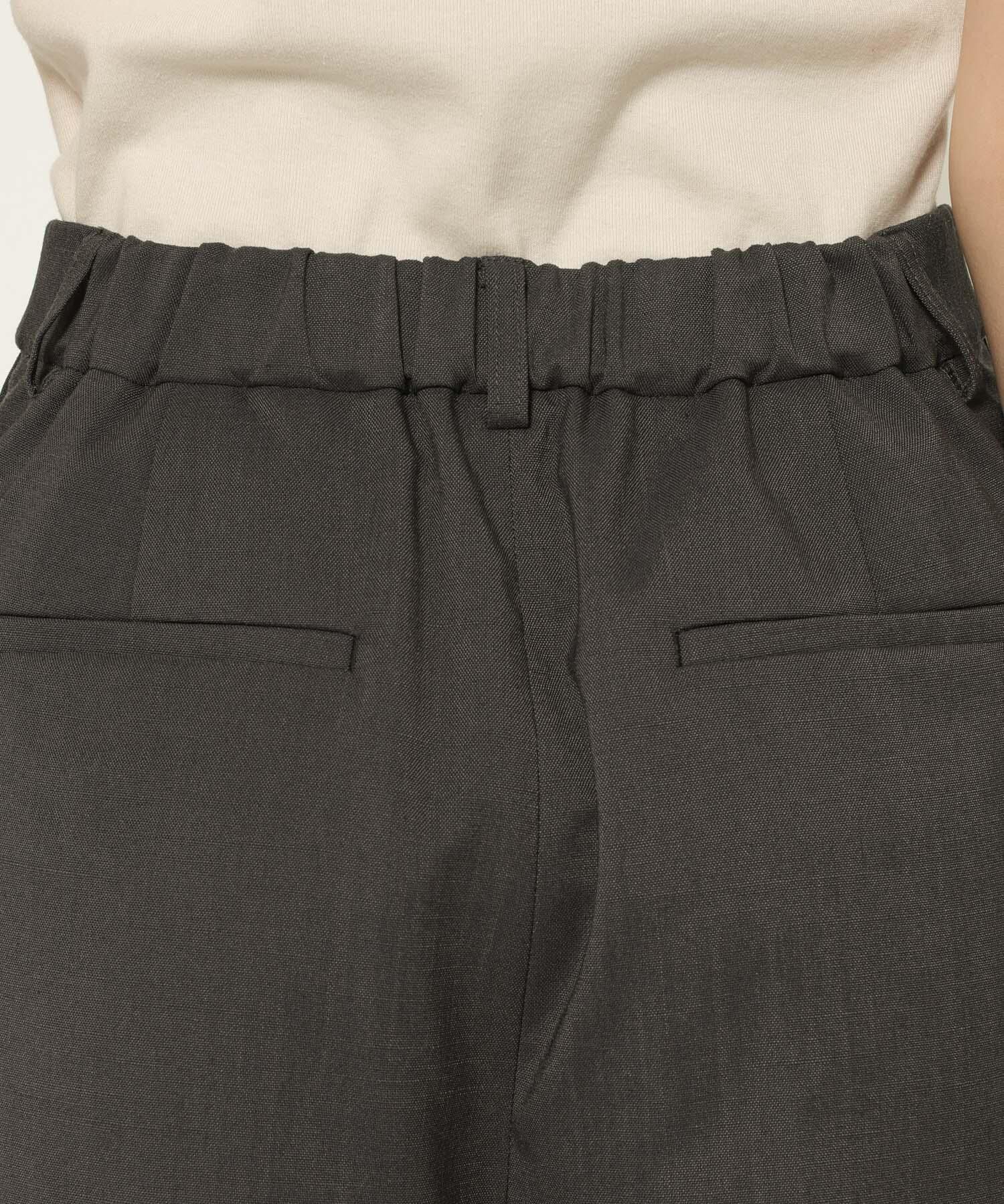 BABYLONE「【多機能素材】リネンライクストレッチスラックス」|スラックス|