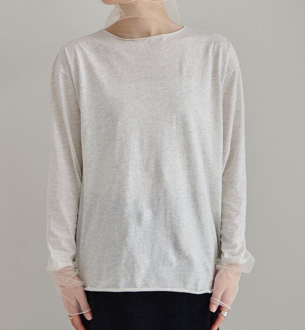  「【リバイバル】チュールドッキングレイヤードカットソー」|プルオーバー|