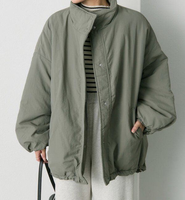  「【WEB限定】リバーシブルスタンドカラーパファージャケット」|テーラードジャケット|