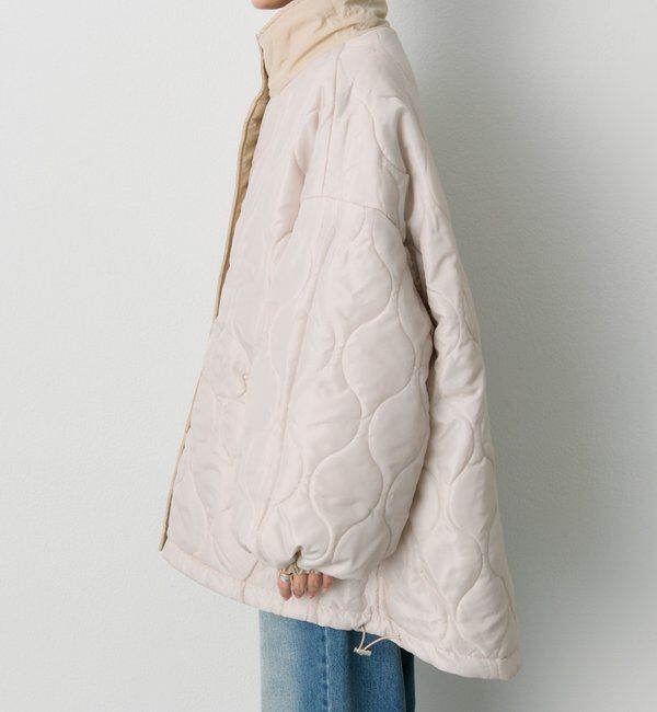  「【WEB限定】リバーシブルスタンドカラーパファージャケット」|テーラードジャケット|