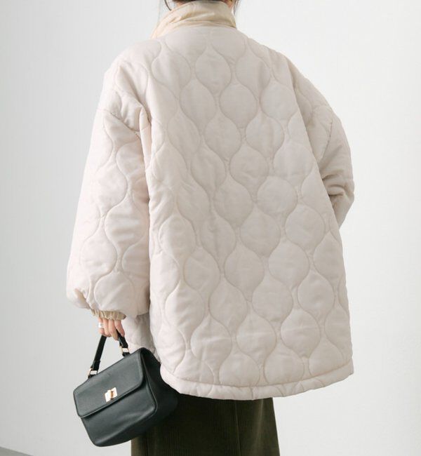  「【WEB限定】リバーシブルスタンドカラーパファージャケット」|テーラードジャケット|