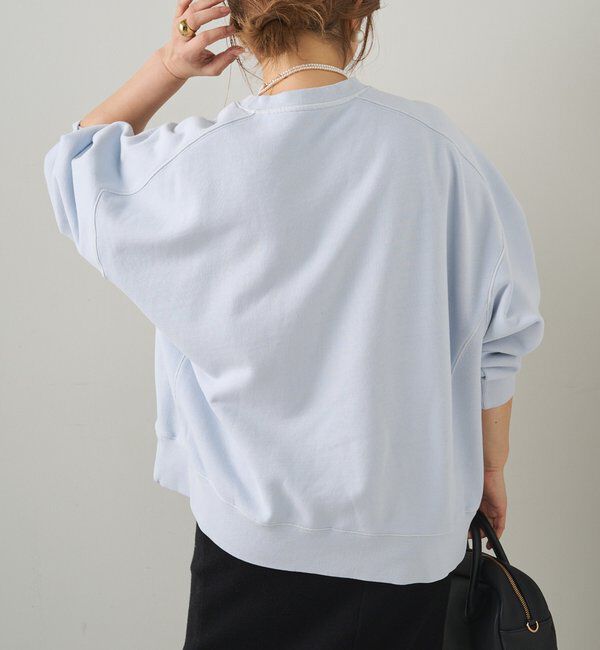  「ロゴ刺繍チュニックスウェット」|プルオーバー|