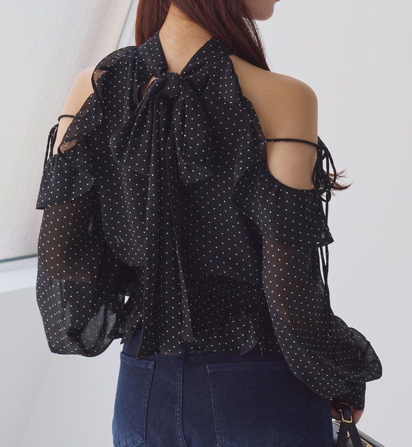  「バックリボンアメスリブラウス」|シャツ・ブラウス|