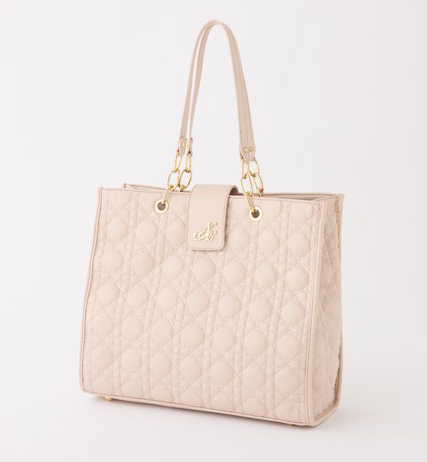  「【WEB限定リバイバル】エンブレム付きキルティングキャリーオントート」|ショルダー・メッセンジャー|