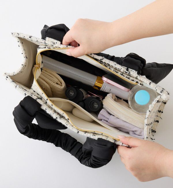  「キャリーオン可能/ギャザーハンドルトートバッグ/A4対応」|ショルダー・メッセンジャー|