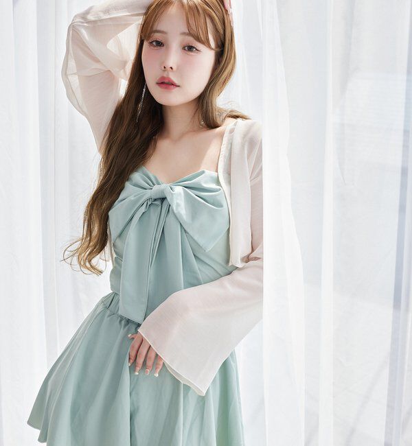  「swimwear/フロントリボン羽織りSET(4点セット)」|その他|