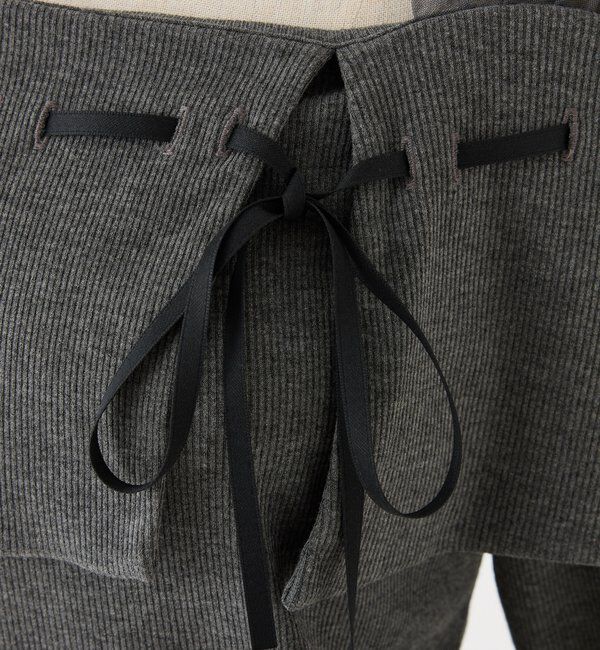  「配色リボンオフショルトップス」|プルオーバー|