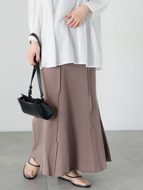 Lugnoncure「ミニ裏毛マーメイドスカート」|スカート|